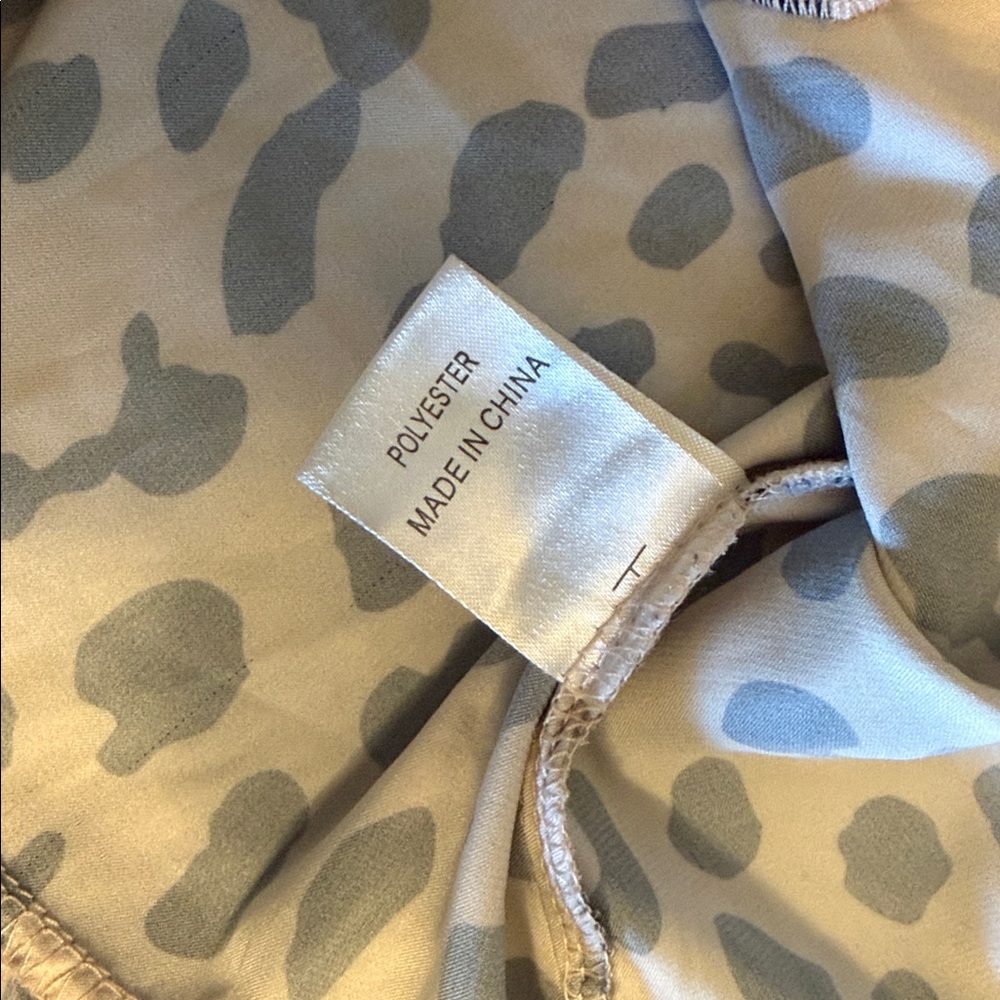 Polly Faux Wrap Mini Dress Animal Print - Picture 4 of 4
